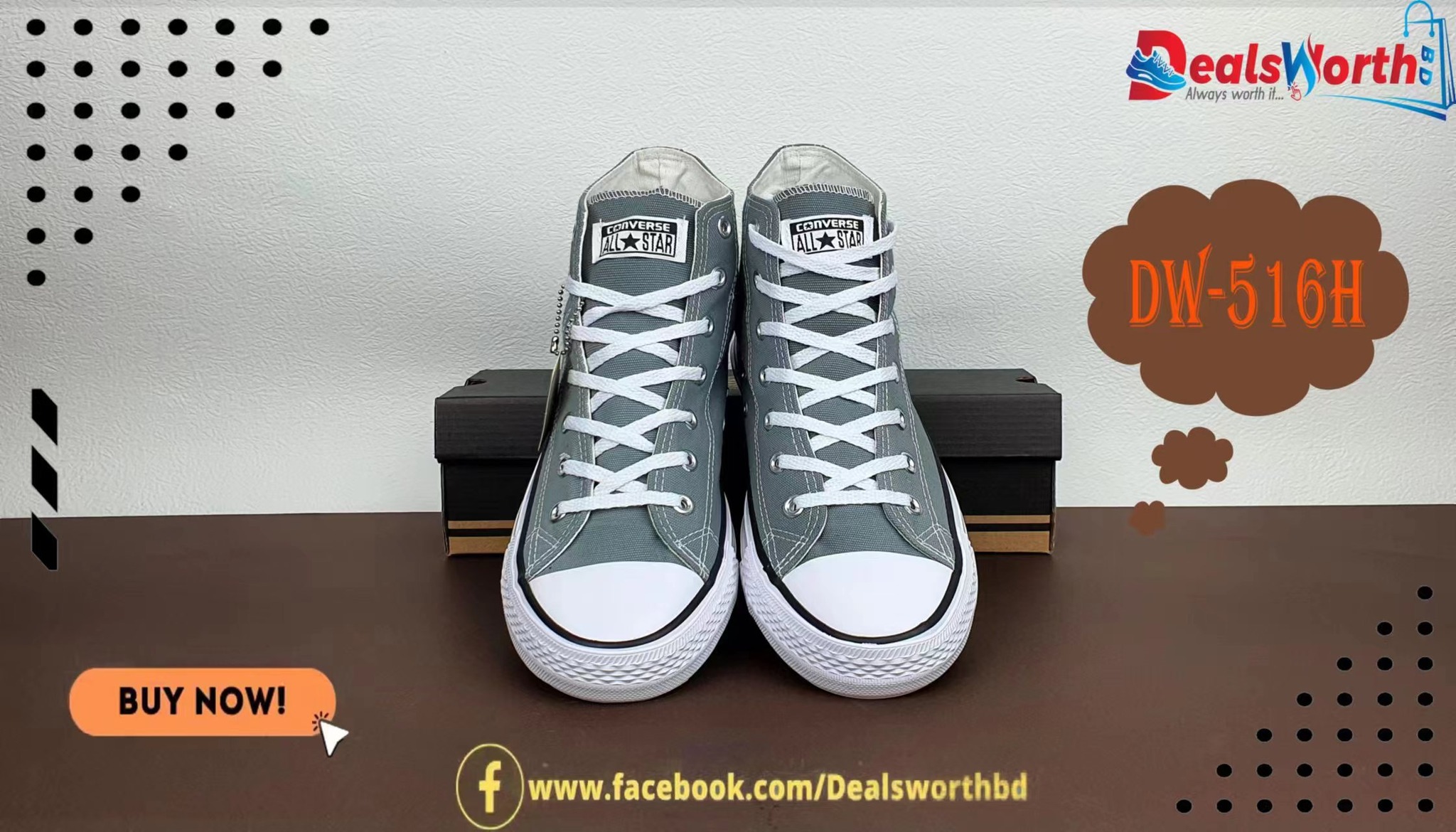 Chuck Taylor High Top Sneaker/Ash Converse. 