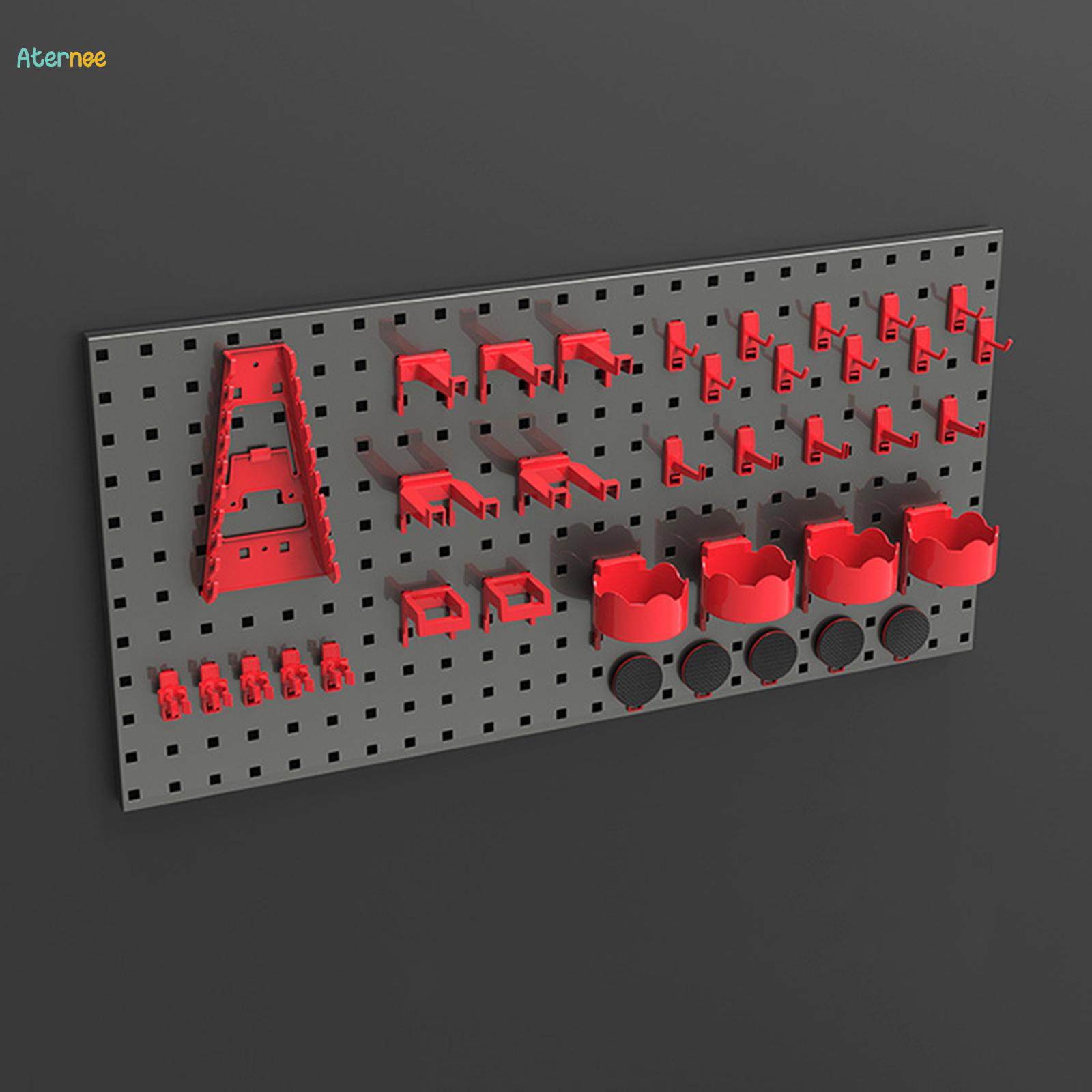 Pegboard Wrench Organizer Hanger Rack Portable Accessories Organization Bracket Socket Wrench Holders for Wall craft Room Toolboxes. 
