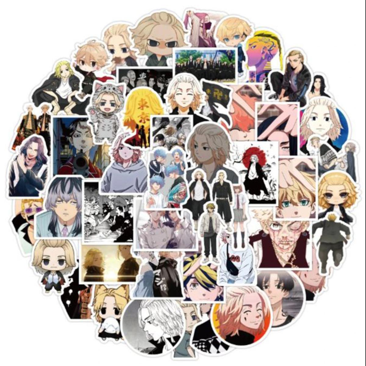 Tokyo Revengers 60Pcs/Pack Mikey Draken PVC Graffiti Waterproof Stickers For Phone Suitcase Luggage Skateboard Laptop Motorcycle