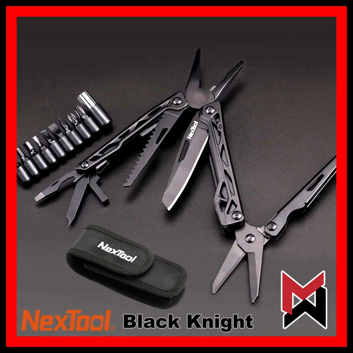 Xiaomi Nextool Black Knight Multitool 11 In 1 + Bits Black - Be Prepared For Any Situation With The Xiaomi Nextool Black Knight Multitool