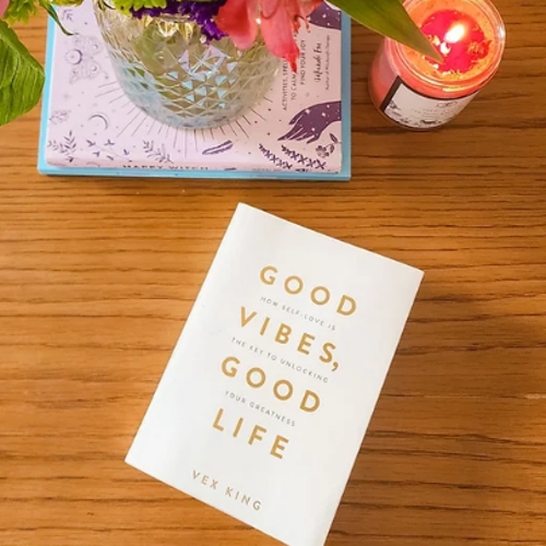 Good Vibes, Good Life: How Self-Love Is the Key to Unlocking Your Greatness  (  Book by Vex King  )   ( Premium Paper and Matte Cover ). 