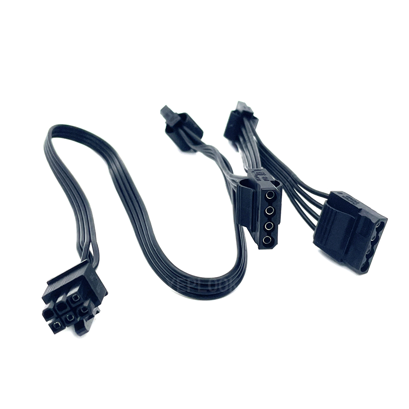 Original NZXT SFX C850 850W, C750 750W, C650 650W Mini PSU Modular Cable, GPU PCIe 8Pin, CPU 4+4Pin, ATX 24Pin, SATA, Molex IDE. 