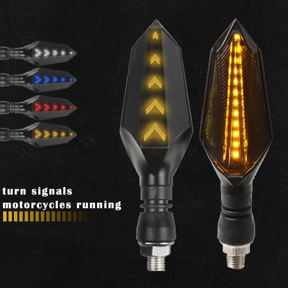 【VisioN Shop】Red Running Turn Signal Led Lights Motorcycle For YZF R125 R1 R3 R6 R15 R25 YZF R3 MT-02 MT-09 MT-07. 