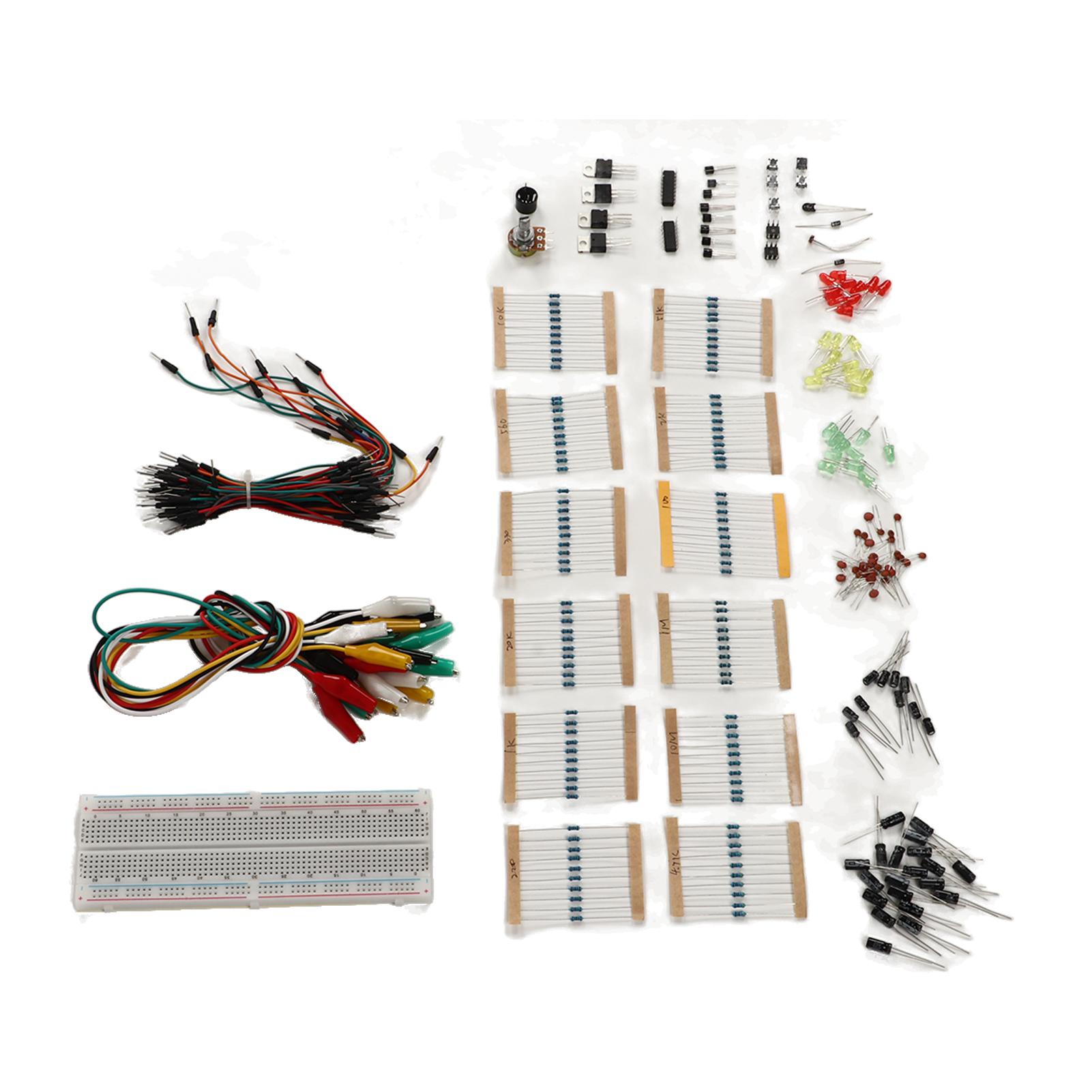 Electronic Component Assortment Kit Electronic Component Kit Lightweight for DIY. 