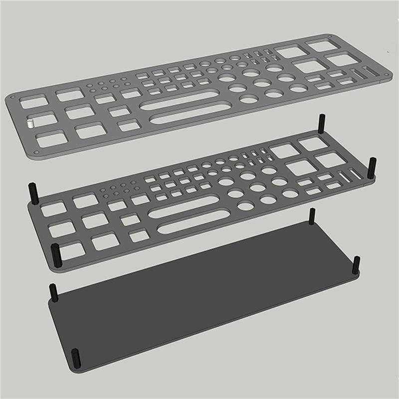 2X Screwdriver Storage Rack Holder Screwdriver Organizers for Hex Screw Driver RC Tools Kit Organizers 63 Hole