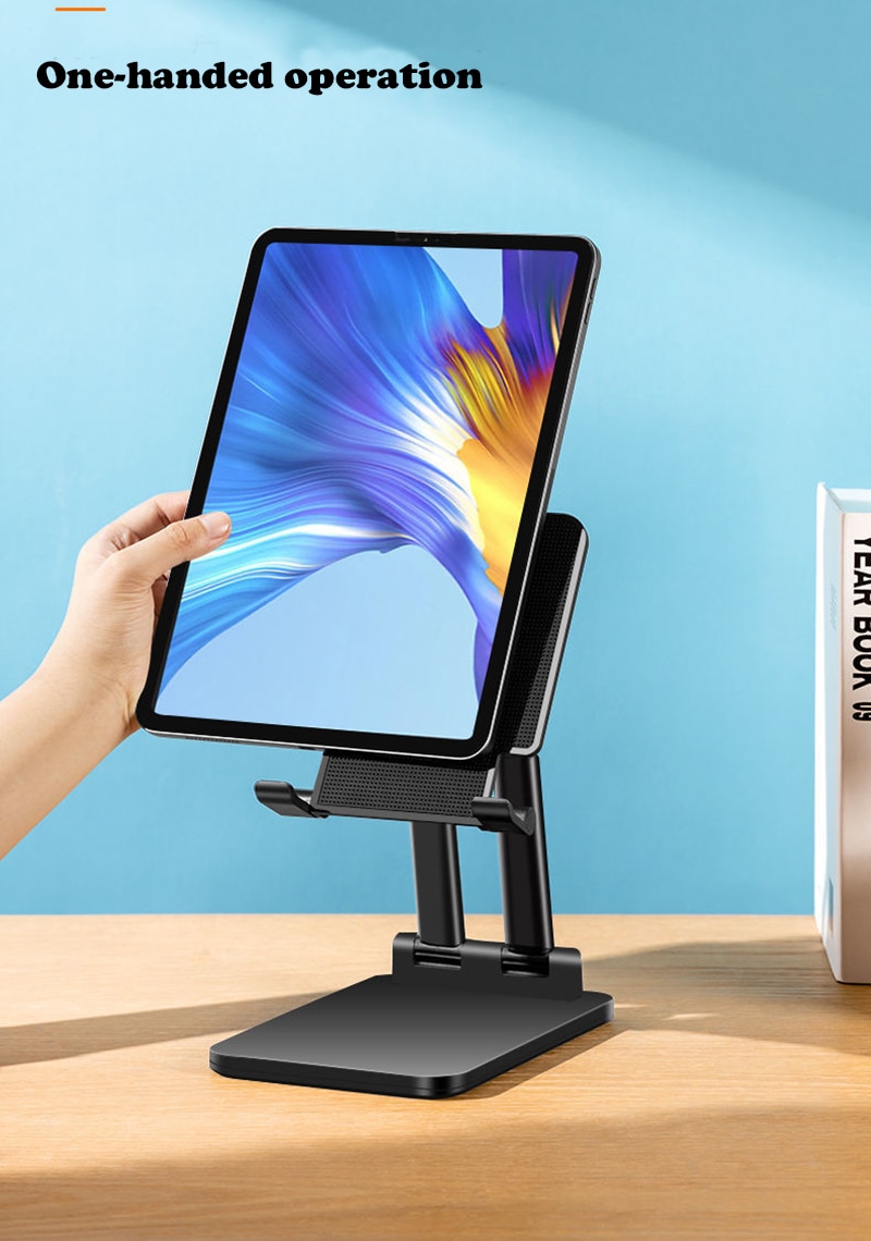 jykt Universal Desktop Mobile Phone Holder Stand for IPhone IPad Adjustable Tablet Foldable Table Cell Phone Desk Stand Holder. 