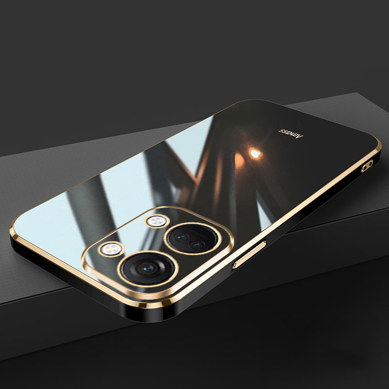 For OnePlus Nord 2T Case 1+ Nord 2T Phone Case CPH2399 CPH2401 Case Nord 2T Luxury Square Plating Shockproof Back Cover Fundas. 