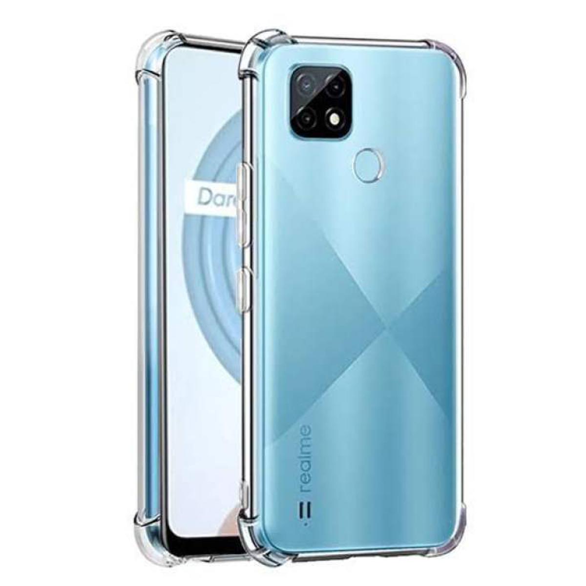 Sunrive Cover compatibile con Realme C21, Custodia Case in molle Trasparente silicone Morbida Flessibile Antigraffio protettiva back custodie(X Lupo 1