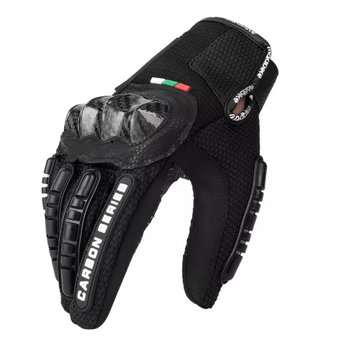 MADBIKE Carbon Series Carbon Fiber Knuckle Protected Riding Gloves Anti Slip Racing Gloves MAD-06