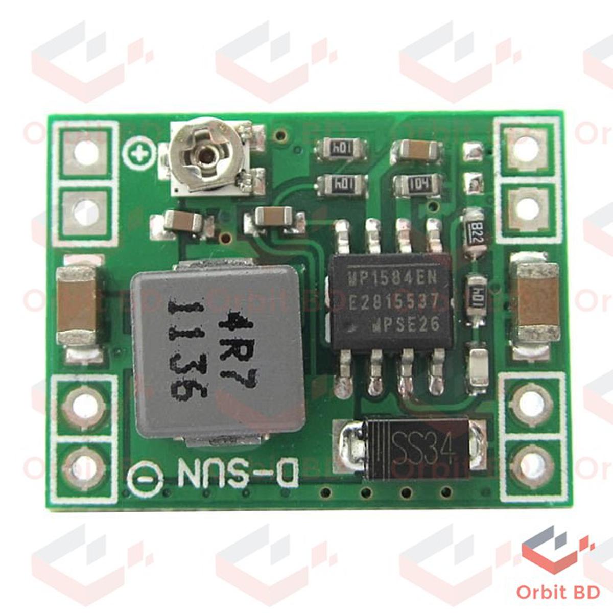 DC DC Step Down MP1584 Buck Converter Adjustable Module 4.5V-28V To 0.8V-20V 3A MP 1584 Power Supply Module Ultra Small For Arduino