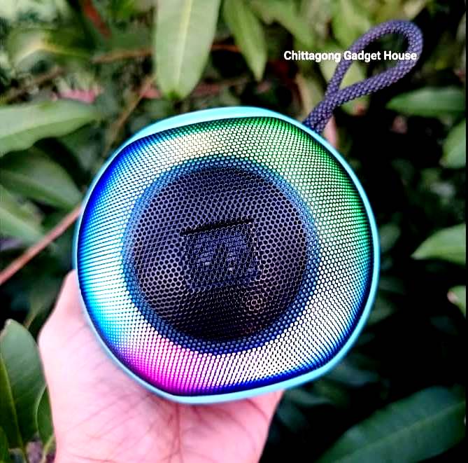 New X-811 Speaker Type-C Fast Charging LED Colorful light RGB home music Bluethooth Speaker Outdoor Waterproof HiFi Super bass Bt Wireless Mini portable Speaker with Bluetooth, FM Radio, AUX, TF Memory Card Reader and USB Pen Drive. 