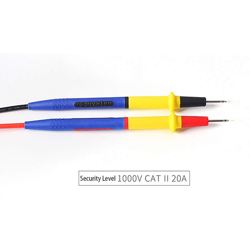 MECHANIC P30 Multimeter Pen 1000V 20A Soft Anti-Scalding Silicone Wire Extra Tip Probe Test Pen for Digital Multimeter. 