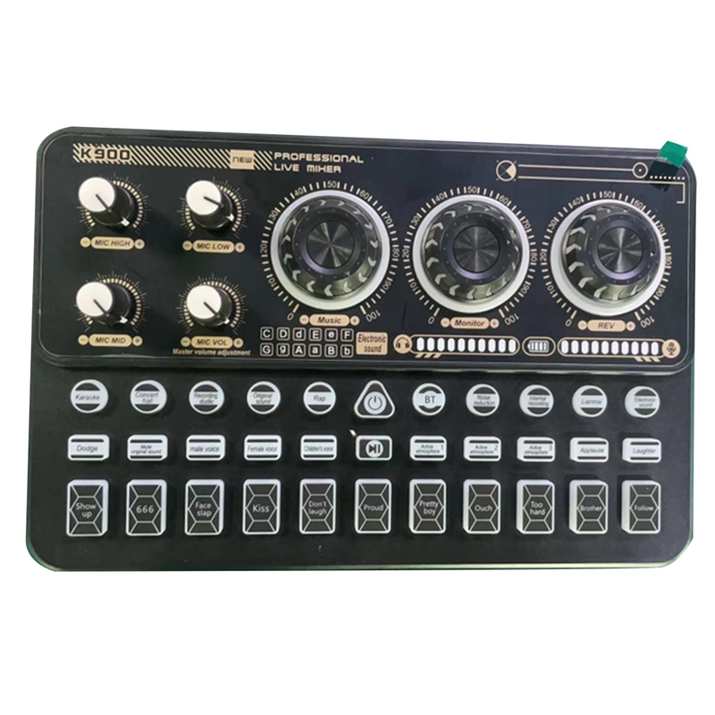 SK900 K900 Mixer Live Equipment Mobile Phone Computer USB External Sound Card Multi-Function Sound Card English Version. 