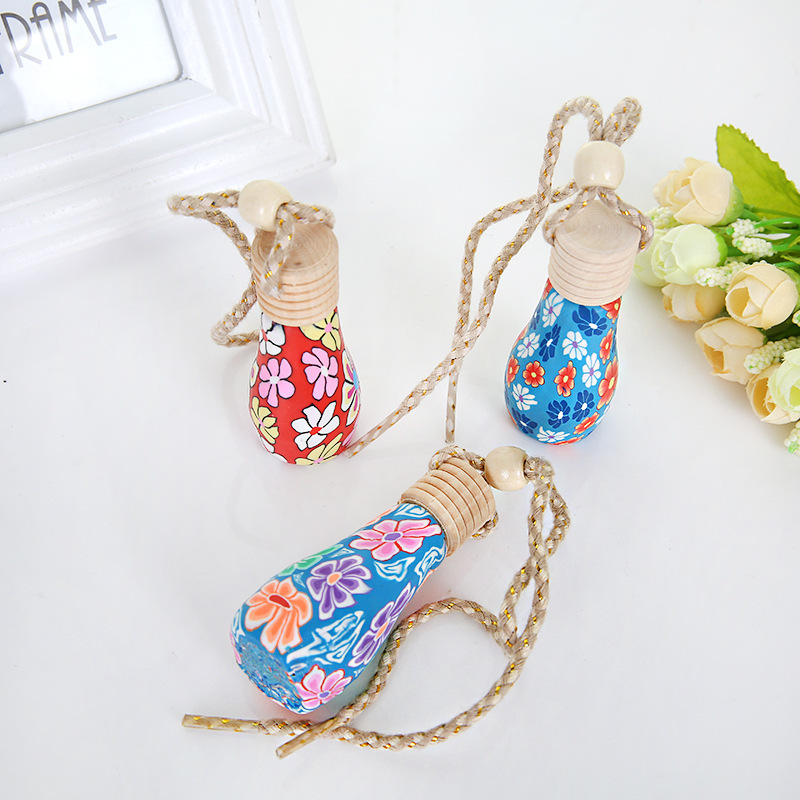 Internet celebrity car hanging bottles, perfumes, car supplies, creative jewelry pendants, wholesale, car perfume night market, stalls