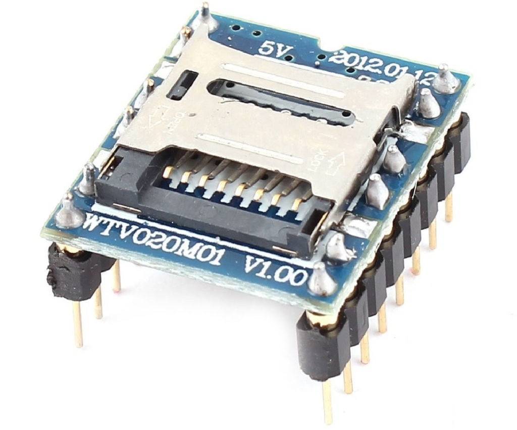 WTV020-SD-16P WTV020M01 V1.00 Sound Module SD Card Voice Module MP3 Audio Player Voice Module16Pin Leads Header For Cables Arduino DIY . 