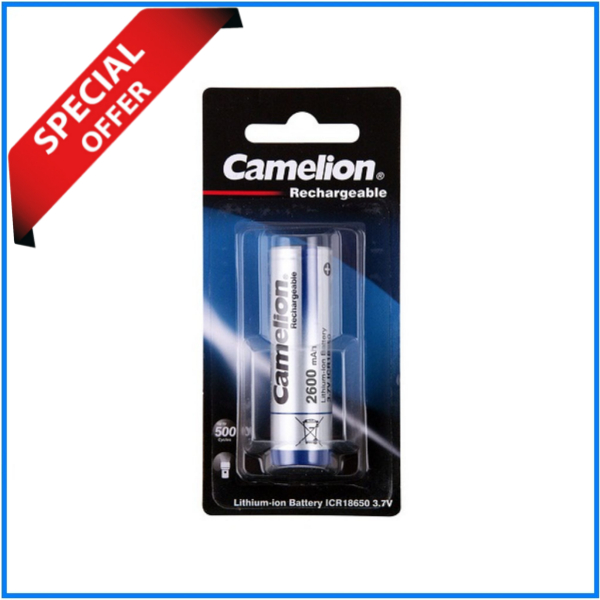 Camelion ICR18650 Rechargeable Lithium-ion 3.7V Battery