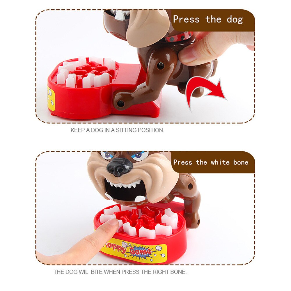 【happy one】Creative Take Buster's Bones Beware Dog Game toy Children's regulating atmosphere game toy Игрушки. 