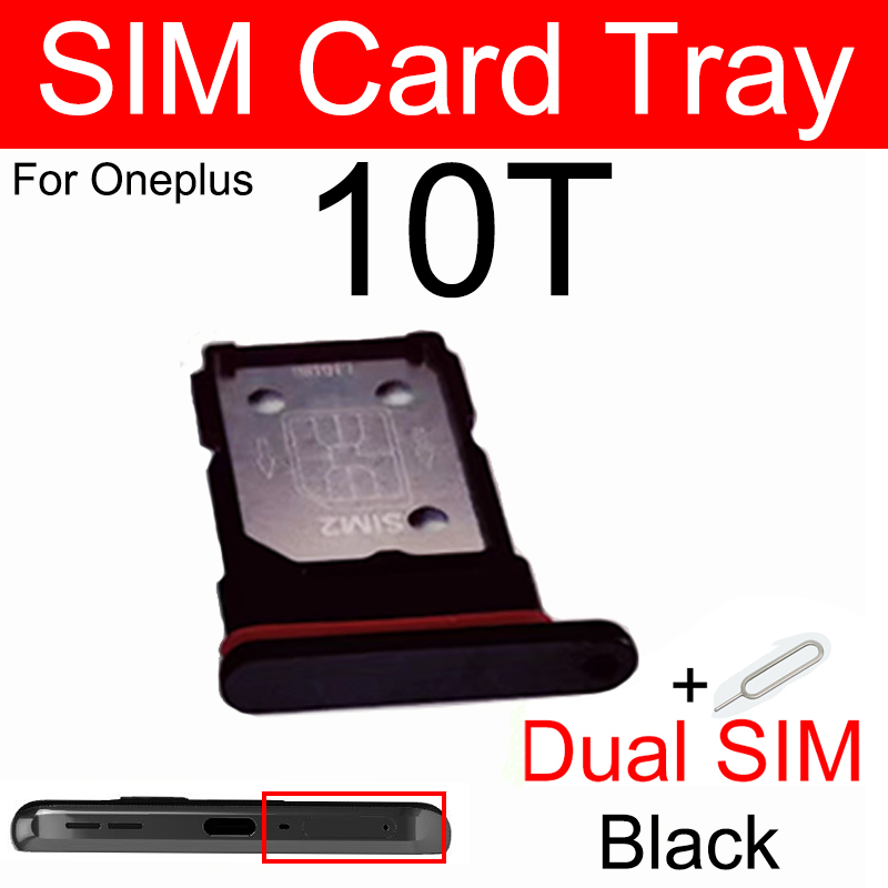 OnePlus 5 5T 6 6T 7T 7 Pro 7T Pro 8 8T 8 Pro 9 9R 9 Pro 9RT 10 Pro 10R 10T Sim Tray Micro SD Card Slot with Sim Ejector Pin Replacement Parts. 