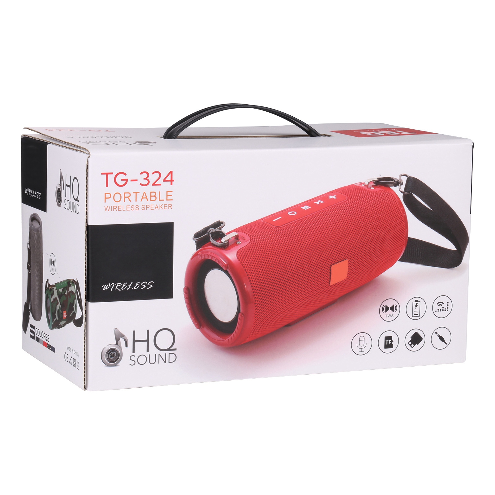 (New)TyG TG-324 TWS Portable Columnar Bluetooth Speaker MP3 Player. 
