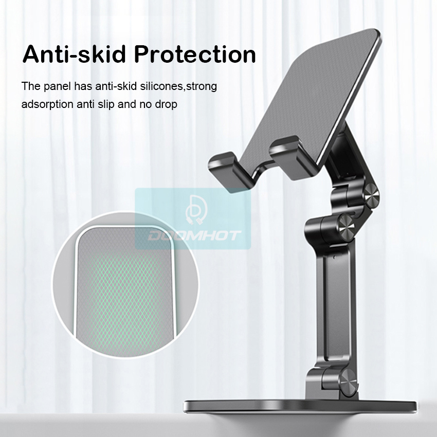 DoomHot Phone Holder Premium Universal Phone Stand Portable Adjustable Angle Folding Smart Phone Stand Dock Holder. 