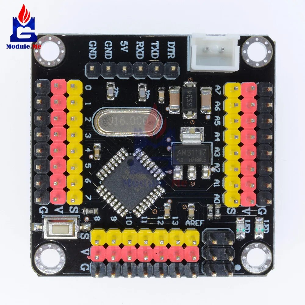 【Daily Necessities For Anyone Store】DM Strong Series Atmega328 Controller Module Pro Mini 5V Board 5V for Atmega328p Microcontroller Diy I/O Pins. 