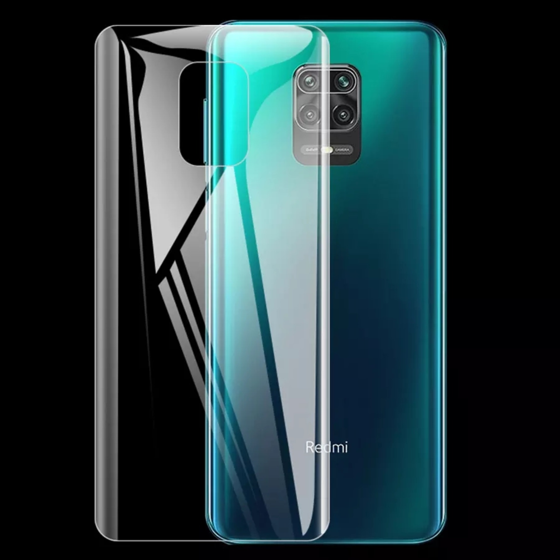 For Xiaomi Redmi Note 9 Pro / Note 9 Pro Max / Note 9s / Poco M2 PRO - Clear Back Poly Sticker