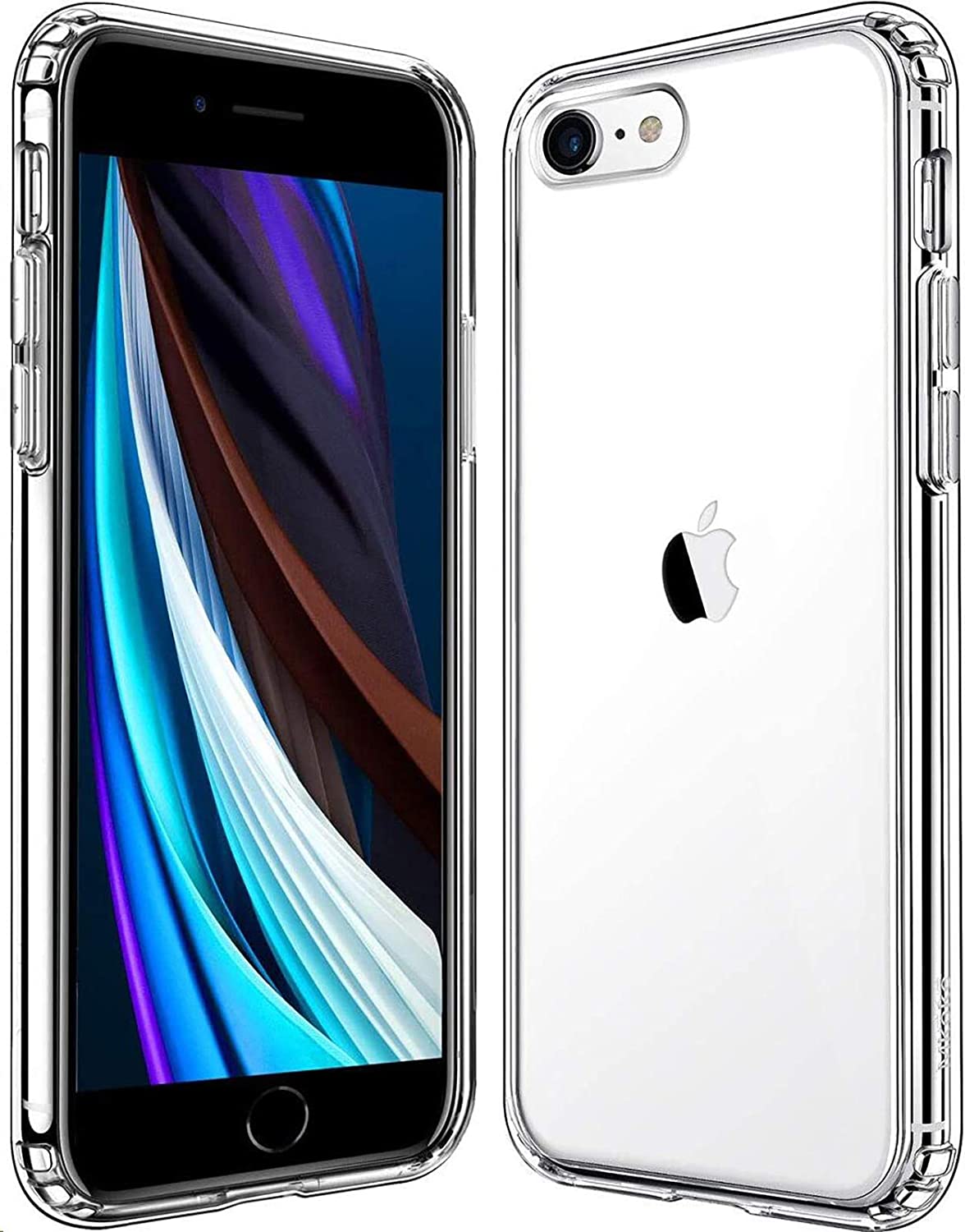 For apple  iPhone 7 Premium Silicone Case Crystal Clear Soft TPU Ultra-Thin Transparent Flexible Protective Mobile Phone Back Cover. 