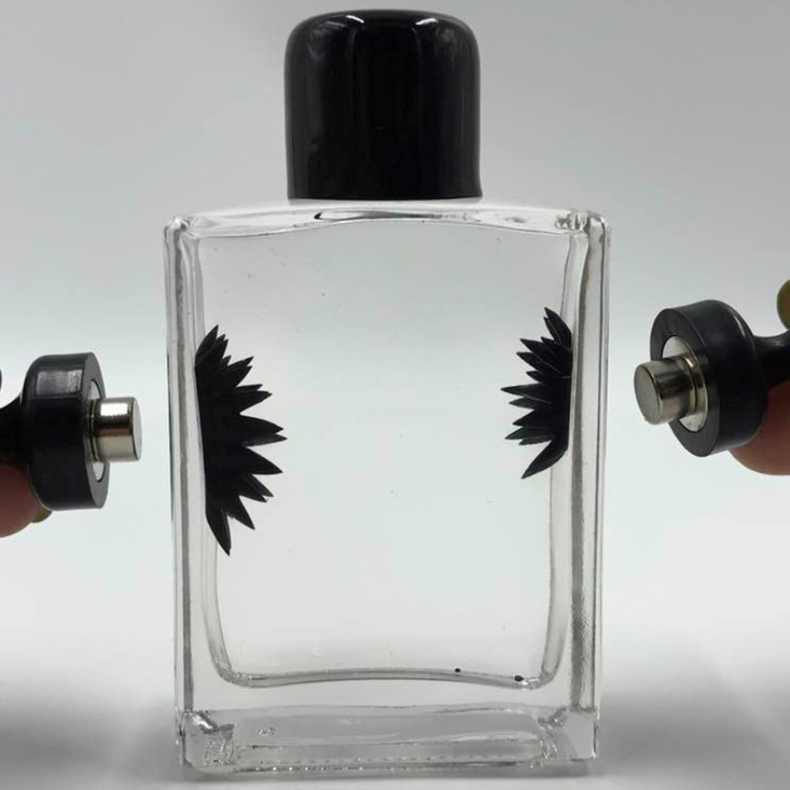 Ferrofluid Bottle Fascinating Magnetic Ferrofluid Liquid Display Bottle. 