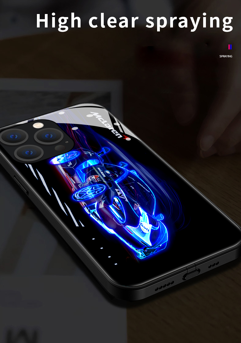 RGB/Luminous Mobile Back Cover Case for Samsung S24 Ultra. 