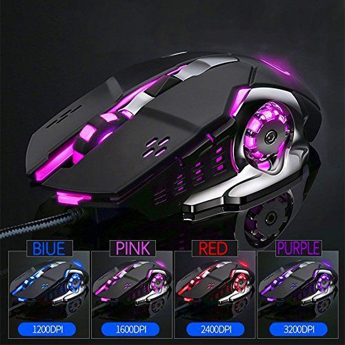 T9 DPI Adjustable LED Gaming Mouse. 