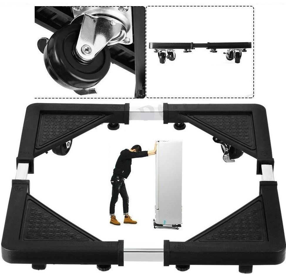 Washing Machine & Refrigerator Movable Base Moving Tool Fridge Stand. 