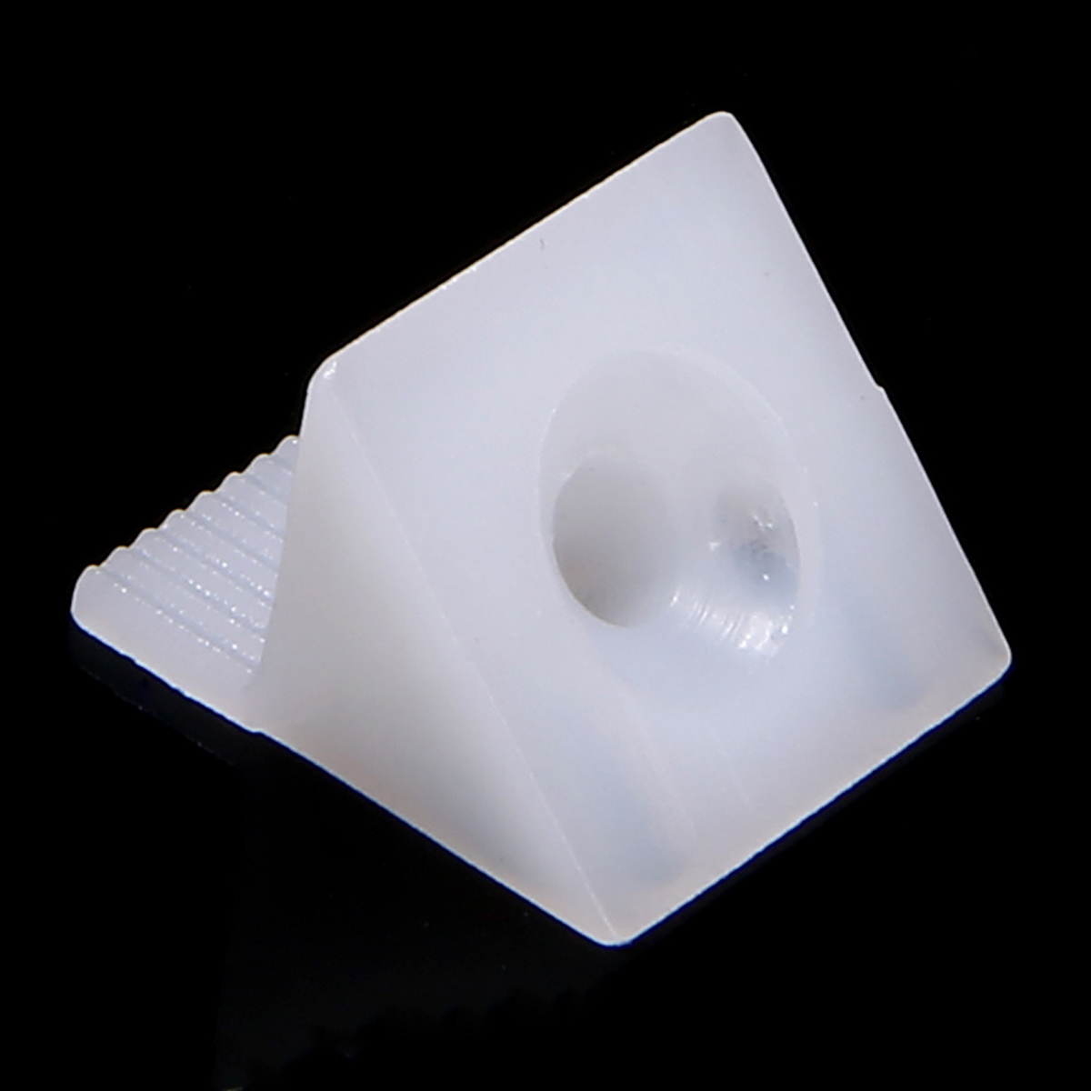 100pcs Furniture Chest Drawer Bottom Repair Fixing Mending Wedges Drawer Angle Code Bracket Fastener with Screws. 