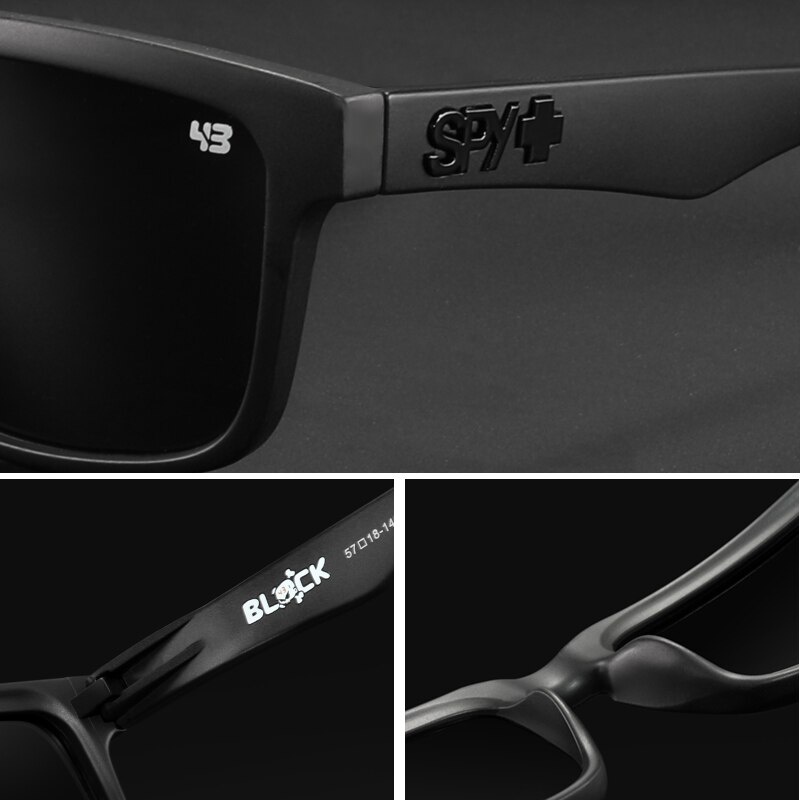 ken block Brand New men Square Sunglasses HD Polarized sport Sun Glasses Reflective Coating Mirror lens UV400 With Case. 