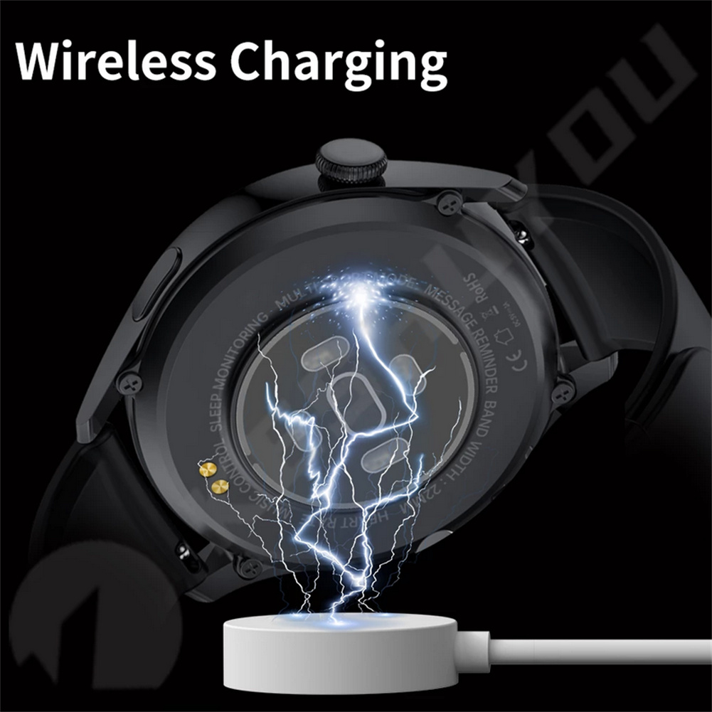 GT5 Smart Watch Bluetooth-compatible Call NFC Wireless Charging Heart Rate Blood Pressure Monitor Sports Bracelet. 