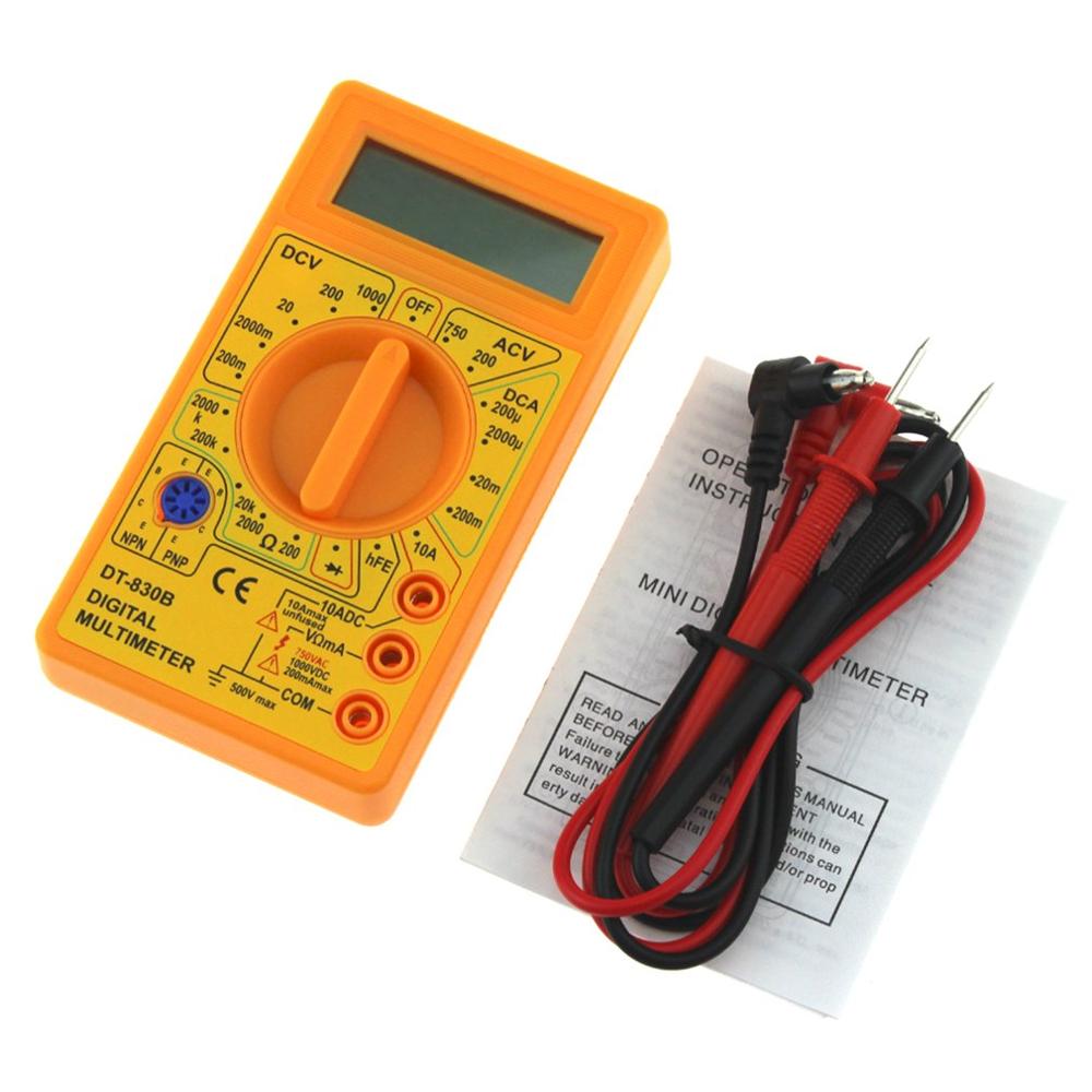 DT-830B LCD Digital Multimeter DC 750 1000V Voltmeter Ammeter Ohm Tester Meter Digital Multimeter