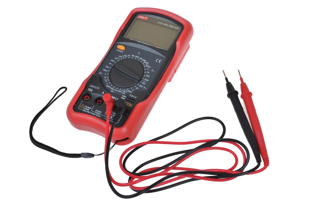 Uni-T UT51 Digital Multimeter Standard DC/AC Voltage Current Resistance - Kings Trading. 