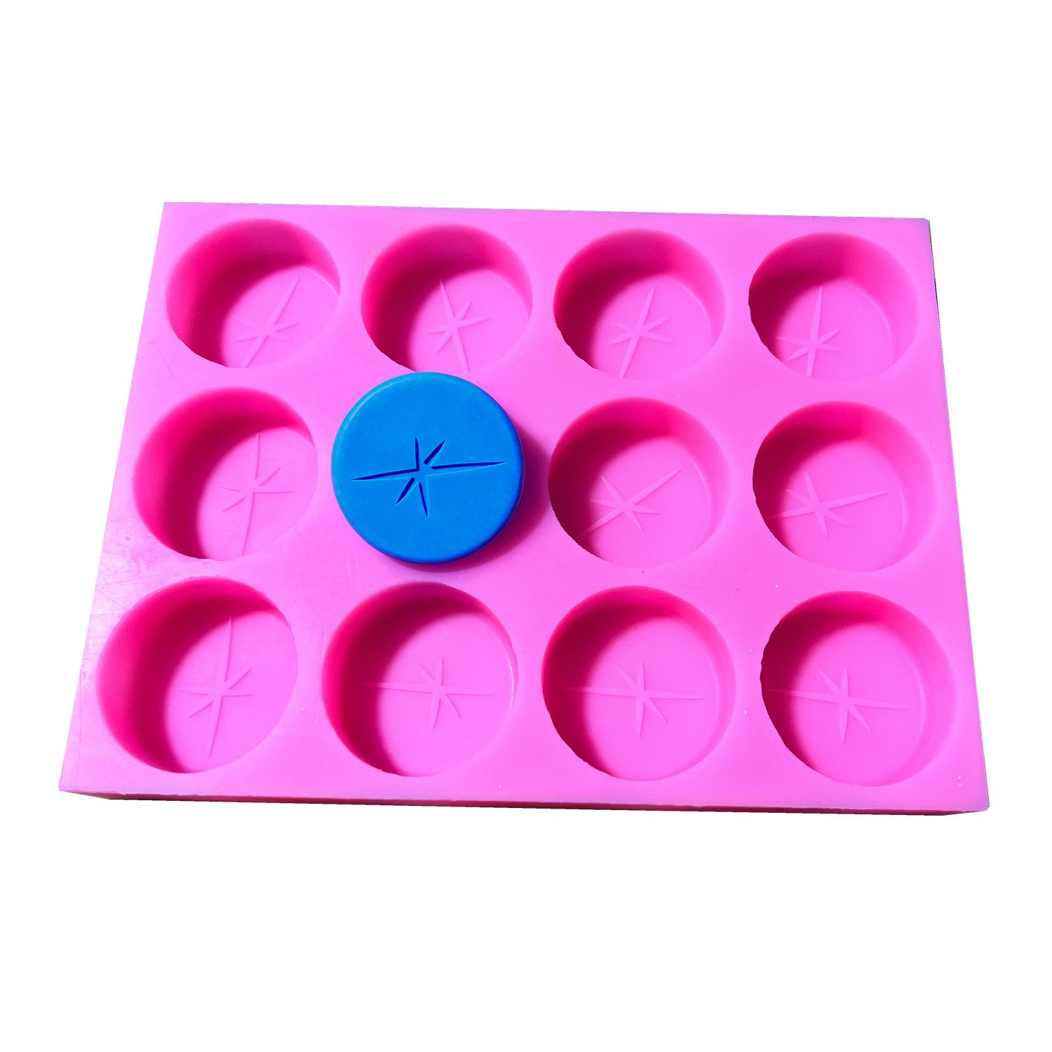 Customize Round Soap Molds Rectangle Soap Bar Mould with Brand Custom Silicone Trays for Natural Soap Making. 