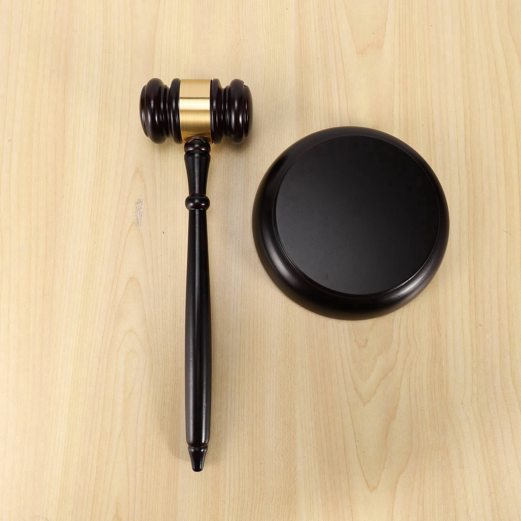 3X Wooden Judge's Gavel Auction Hammer with Sound Block for Attorney Judge Auction Handwork. 