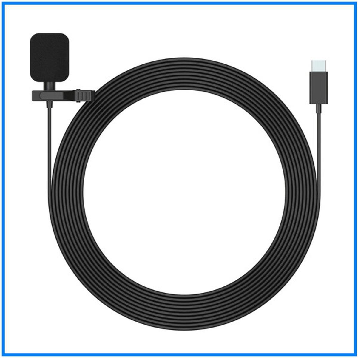 MIRFAK Audio MC1P Type-C Connection Omni-Directional Condenser Lavalier Microphone