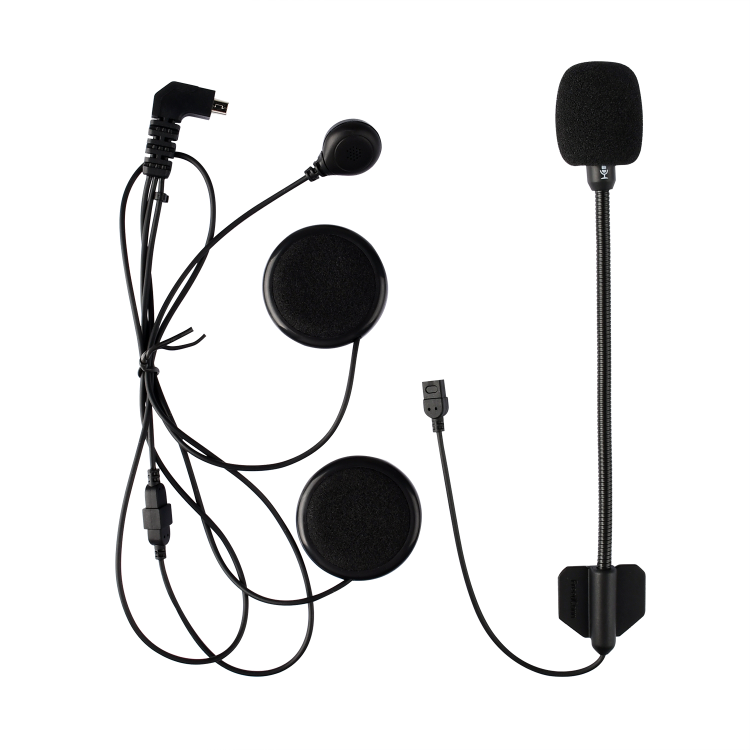 FreedConn Original Accessories Hard/Soft Microphone 5 Pin Clip for R1 R1-PLUS Full/Open Face Helmet Intercom Headset. 
