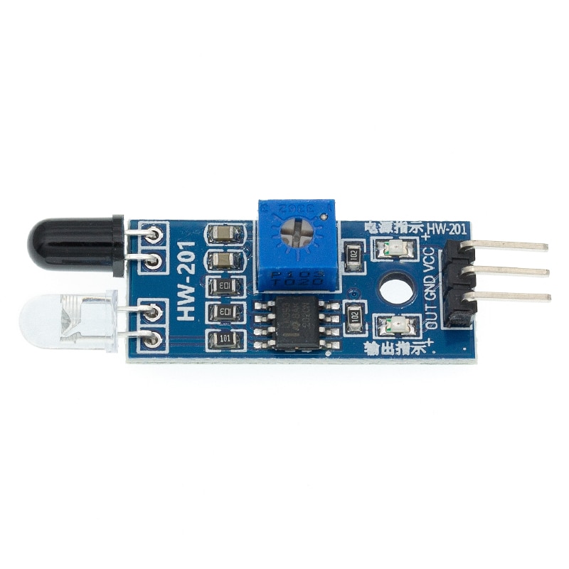 IR Infrared Obstacle Avoidance Sensor Module for Arduino Smart Car Robot 3-Wire Reflective Photoelectric New. 