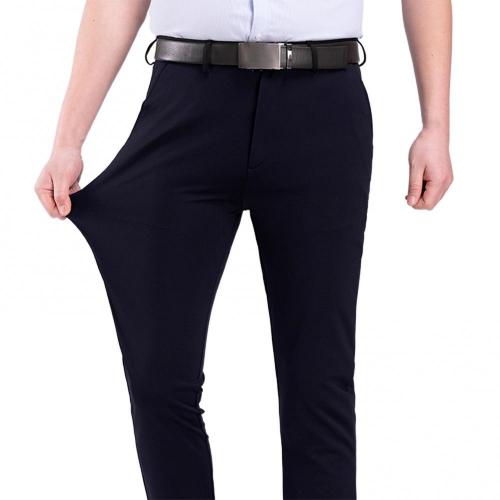 Men Suit Pants Fashion Solid Color 