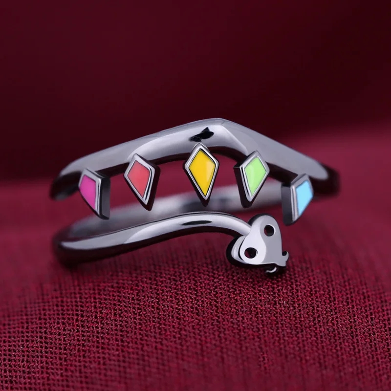 Game Touhou Project Ring Flandre Scarlet Cosplay Opening Adjustable Unisex Rings Jewelry Accessories Gifts. 