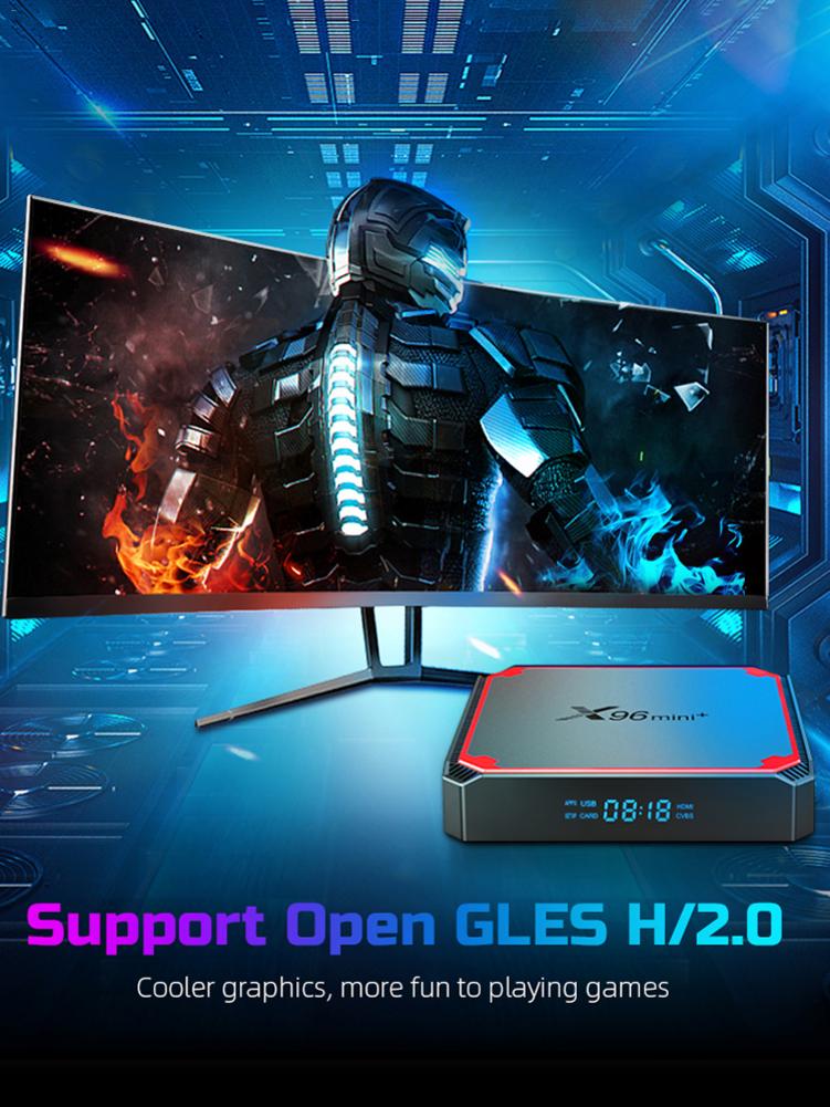 X96 Mini Plus Smart TV Box Android 9.0 Amlogic S905W4 Quad Core Dual Wifi 1080P 4K Support Voice Media Player. 