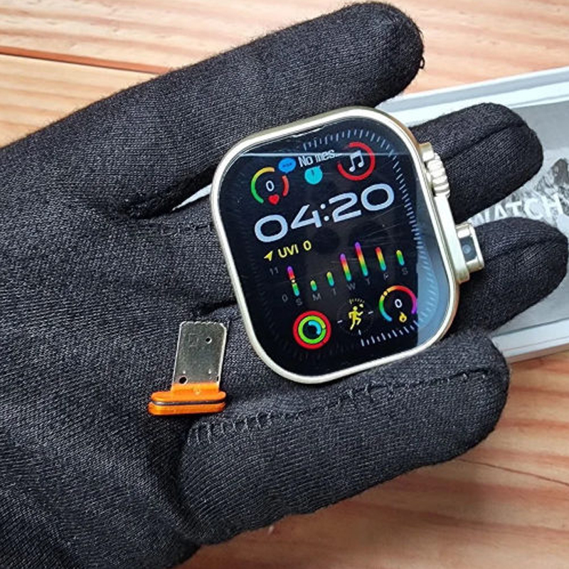 2024 Sim Insert BW9-SIM Card Smartwatch / Smart Barry SM401 +camera + Smart watch ultra 2.2 inch HD Display Smart watch Carbon Free pair strap  Ultra max smart watch HD 2.2 inch full touch screen with set strap and wireless charger for men's and boy's. 