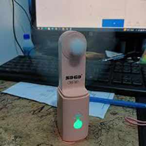 SD-69 Mini Pocket Fan With Troch Light Rechargeable Powerful Fan Foldable wing with Torch and Flashlight. 
