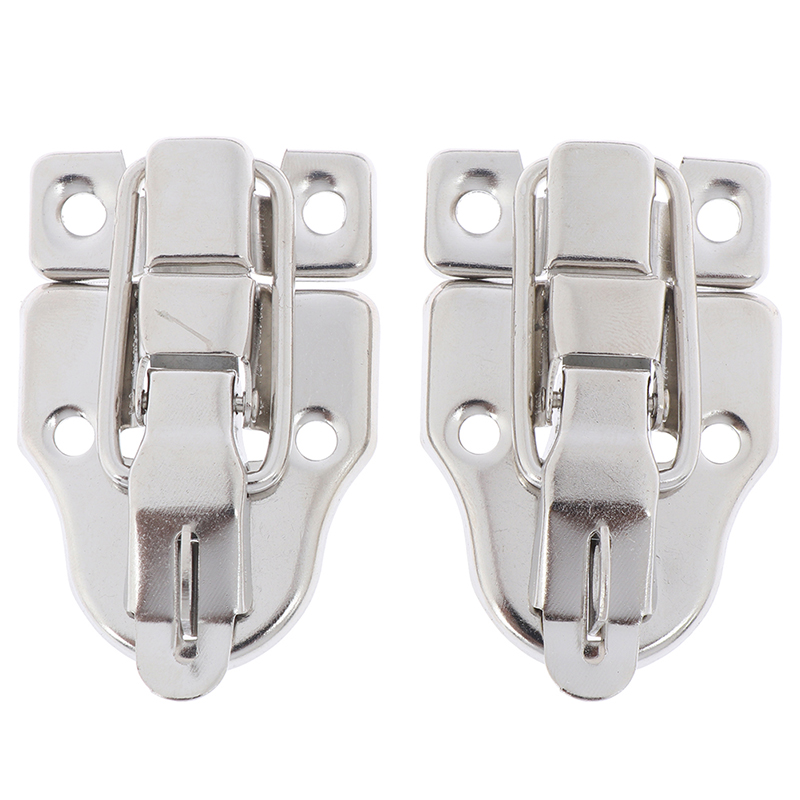 (New)2pc Jewelry Chet Box Antique Metal Buckle uitcae Cae Toggle Lock Hap Latch