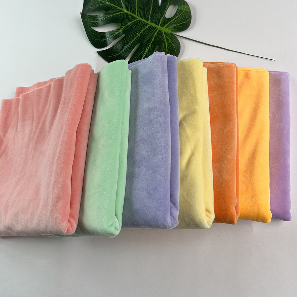 2024 New Produced Super Soft Shorty Velboa Minky Fabric 1mm Cuddle Fabric 45x50cm Plush Handwork DIY Doll Soft Toy Fabric. 