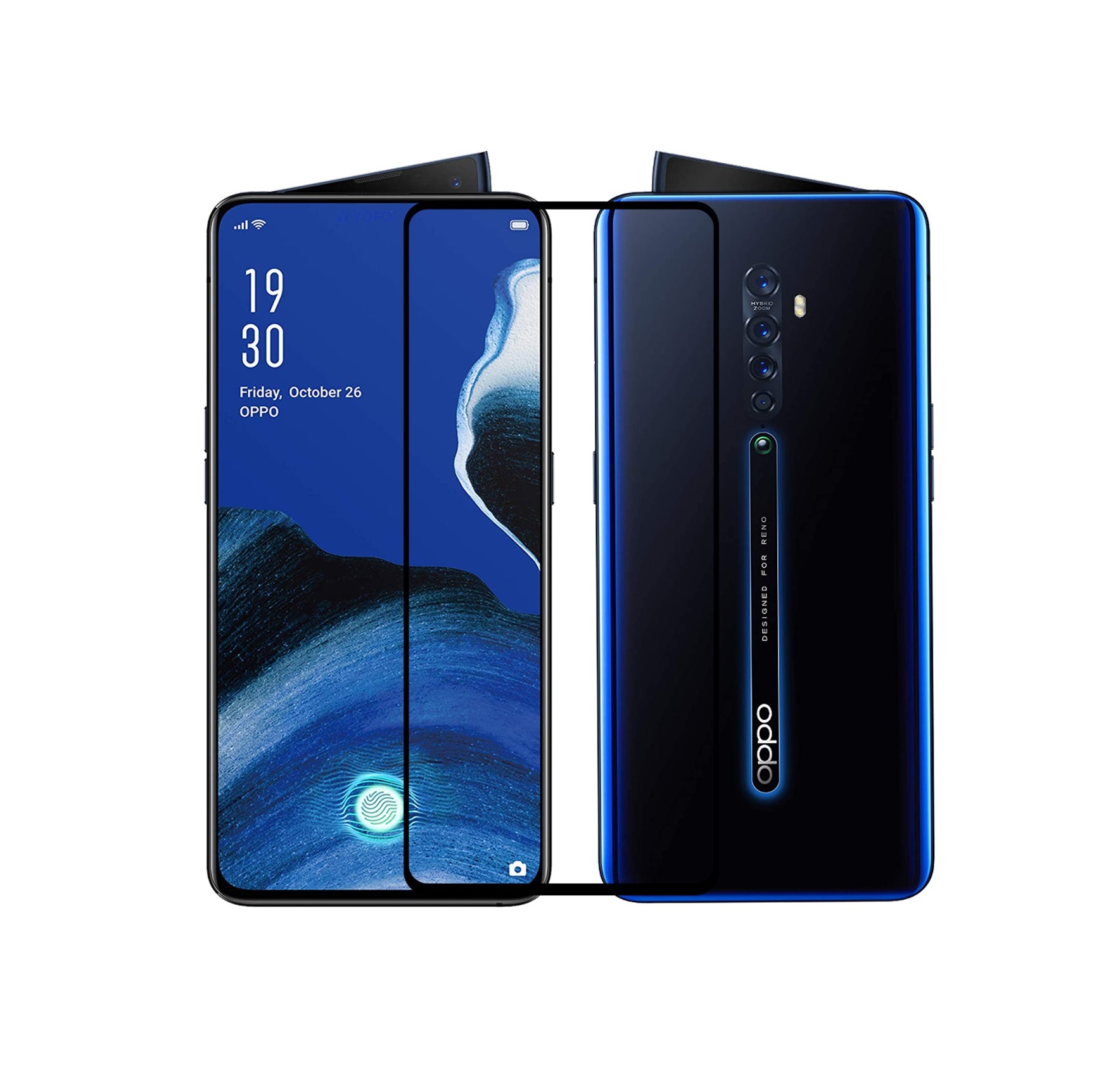 Oppo Reno2 Hd+ OG Tempered Glass Screen Protector (Full Screen Coverage)