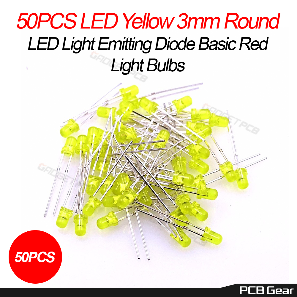 3MM Yellow Color LED light 3mm Round LED bulb Emitting Diode For Electronics Project Indicator Light LED